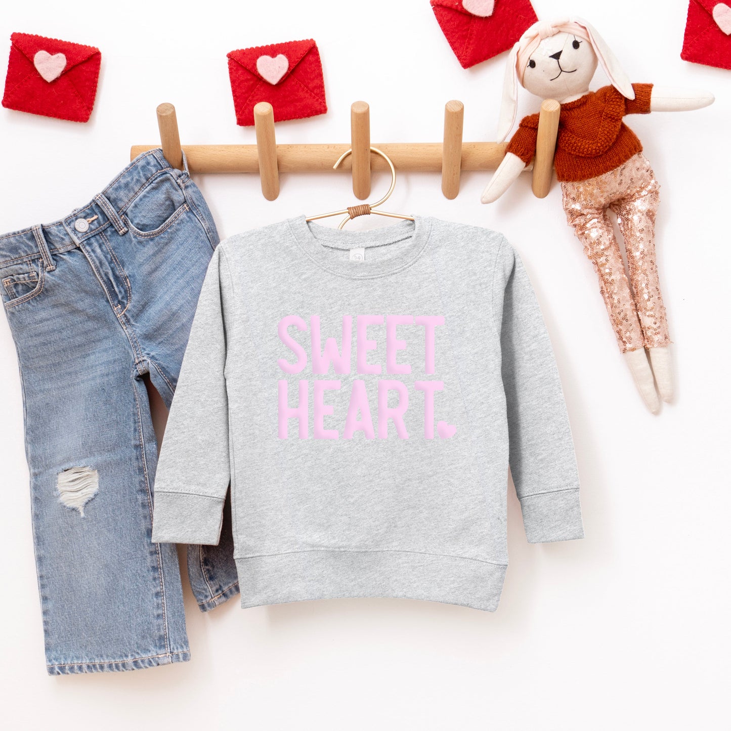 Sweetheart Puff Print | Toddler Graphic Sweatshirt