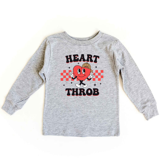 Checkered Heart Throb | Toddler Long Sleeve Tee