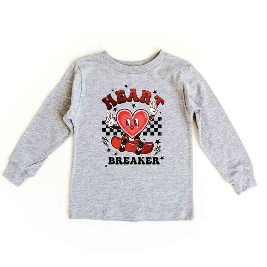 Heart Breaker Skater | Toddler Long Sleeve Tee