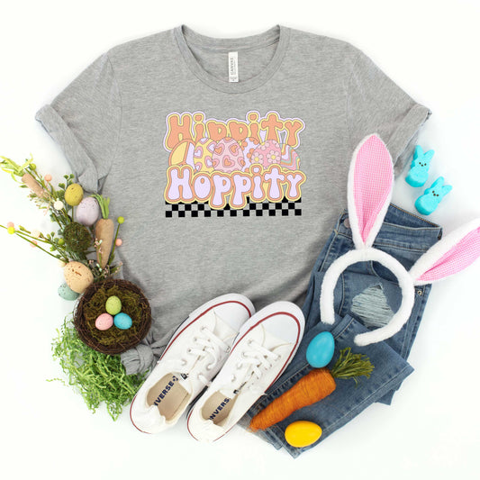 Hippity Hoppity Eggs | Toddler Short Sleeve Crew Neck