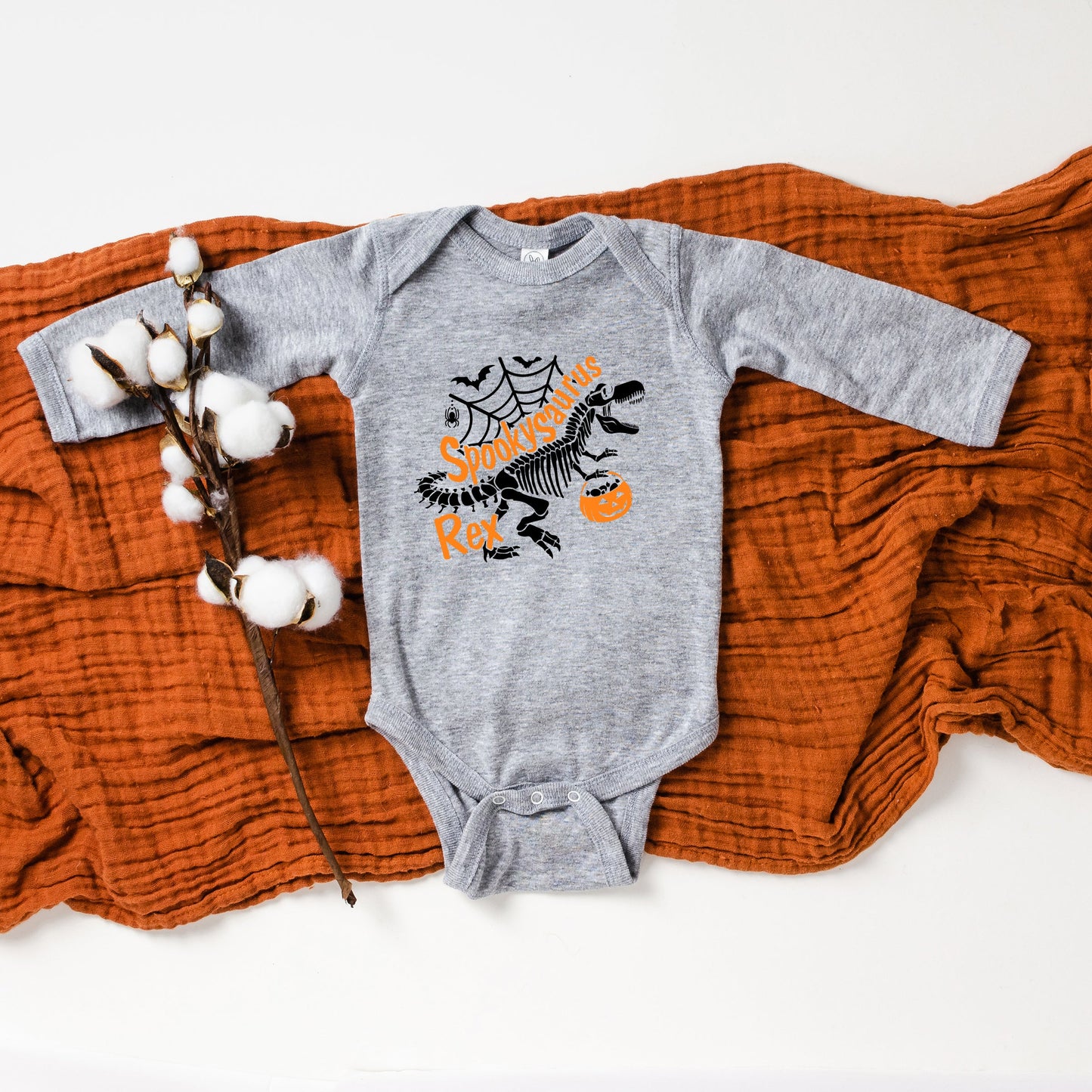 Spookysaurus | Baby Graphic Long Sleeve Onesie