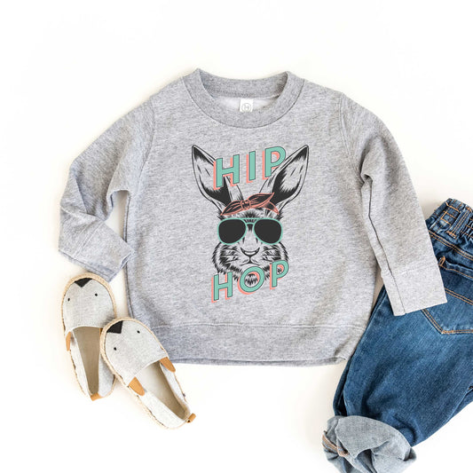 Green Hip Hop Bunny | Toddler Sweatshirt