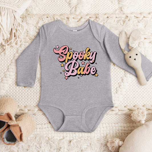 Spooky Babe Colorful | Baby Graphic Long Sleeve Onesie