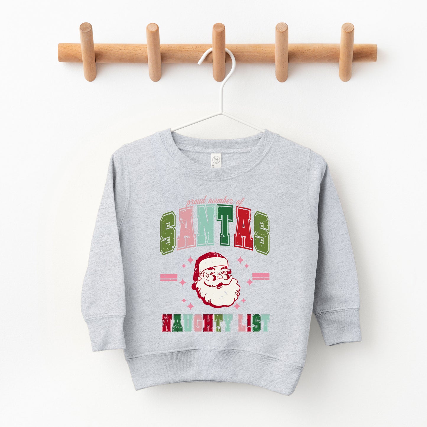 Member Of Santa's Naughty List | Toddler Graphic Sweatshirt