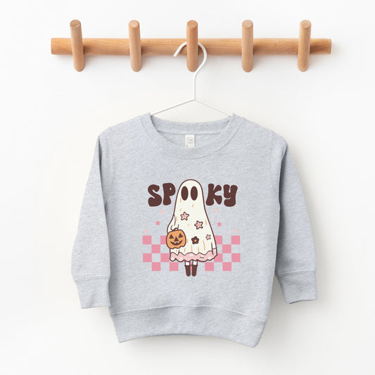 Spooky Girl Ghost | Toddler Graphic Sweatshirt