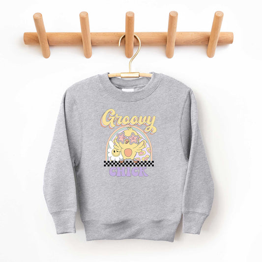 Groovy Easter Chick | Youth Sweatshirt