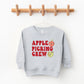 Cartoon Apple Picking Crew | Toddler Graphic Sweatshirt