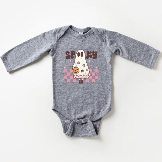 Spooky Girl Ghost | Baby Graphic Long Sleeve Onesie