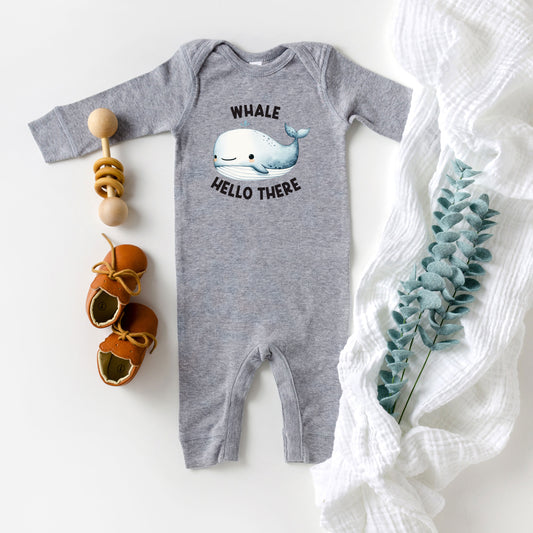 Whale Hello There | Baby Graphic Romper