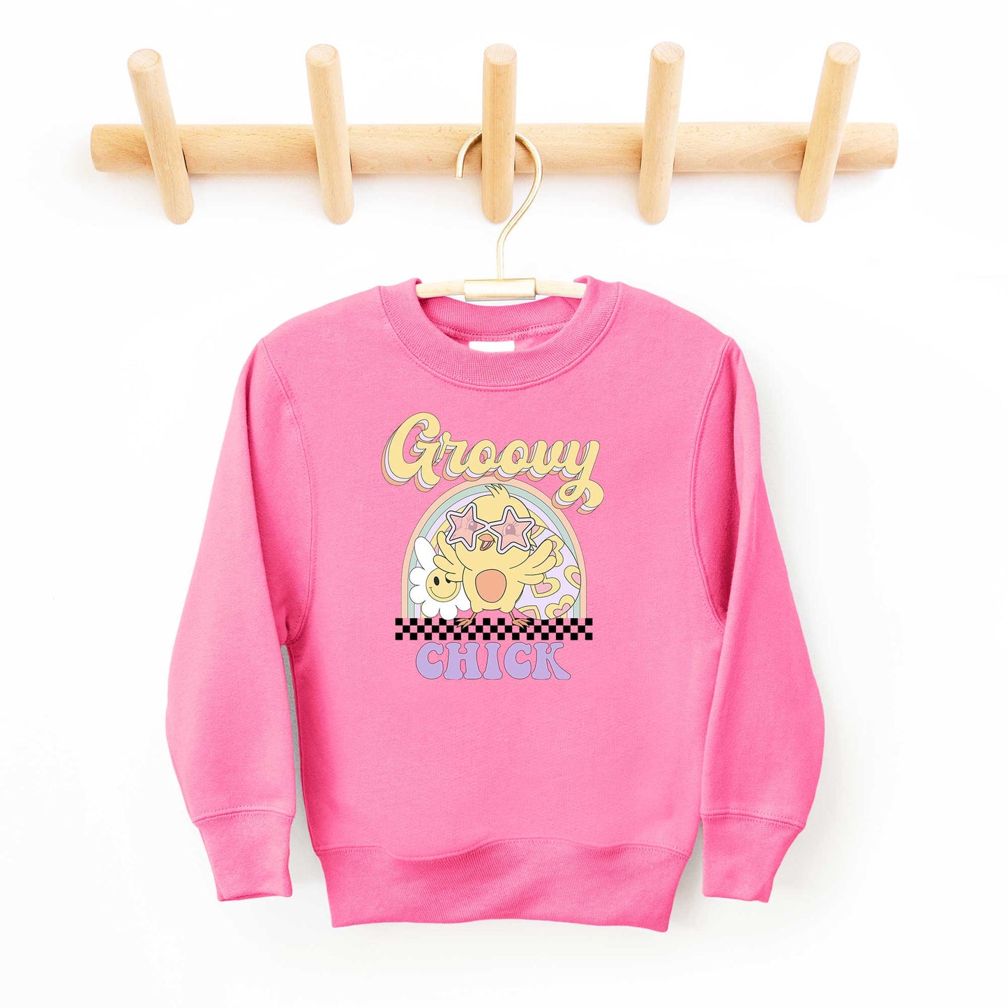 Groovy Easter Chick | Youth Sweatshirt