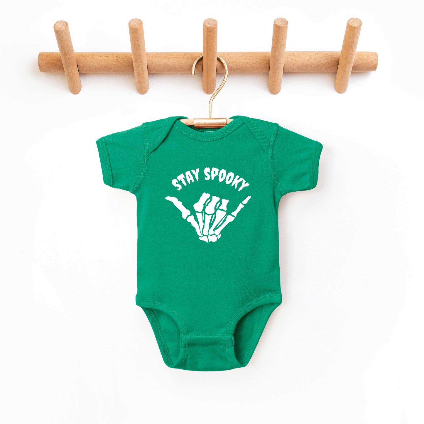 Stay Spooky Hand | Baby Graphic Short Sleeve Onesie