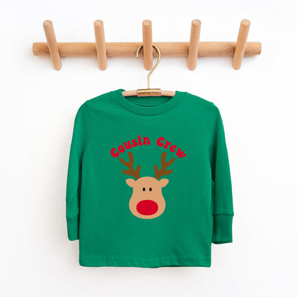 Cousin Crew Reindeer | Toddler Graphic Long Sleeve Tee