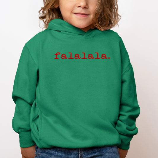 Falalala Puff Print | Toddler Graphic Hoodie