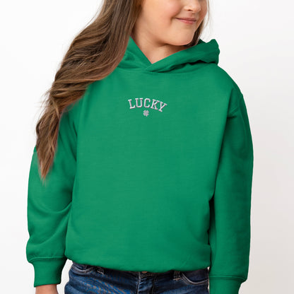 Embroidered Lucky Clover | Toddler Graphic Hoodie