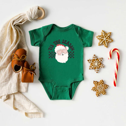 Tis The Season Santa | Baby Graphic Short Sleeve Onesie