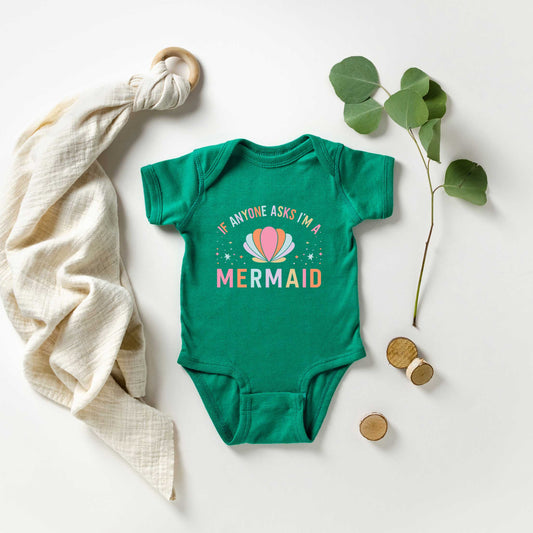 I'm A Mermaid | Baby Graphic Short Sleeve Onesie