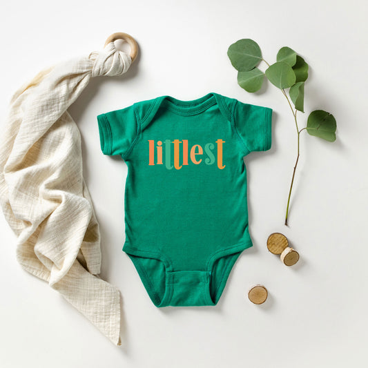 Littlest Colorful | Baby Graphic Short Sleeve Onesie