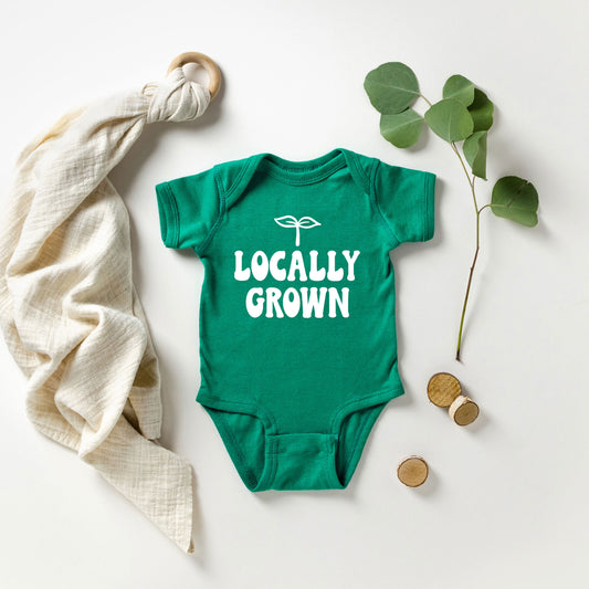 Locally Grown Kids | Baby Graphic Short Sleeve Onesie