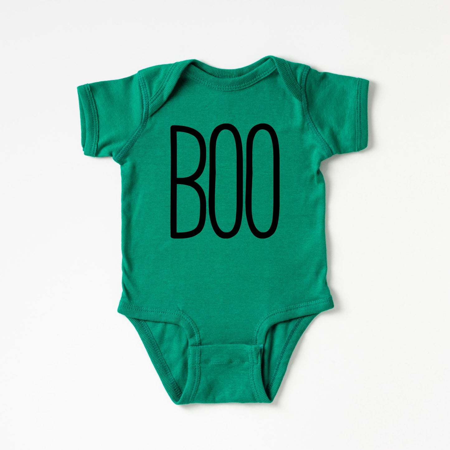 Boo Word | Baby Graphic Short Sleeve Onesie