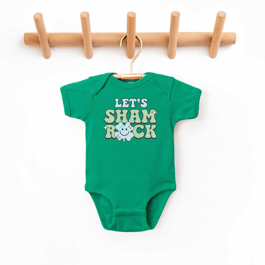 Let's Shamrock | Baby Graphic Short Sleeve Onesie
