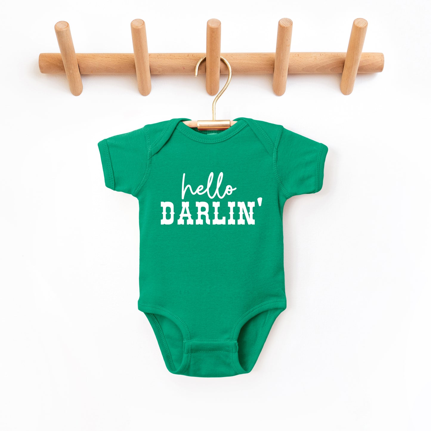 Hello Darlin' | Baby Graphic Short Sleeve Onesie