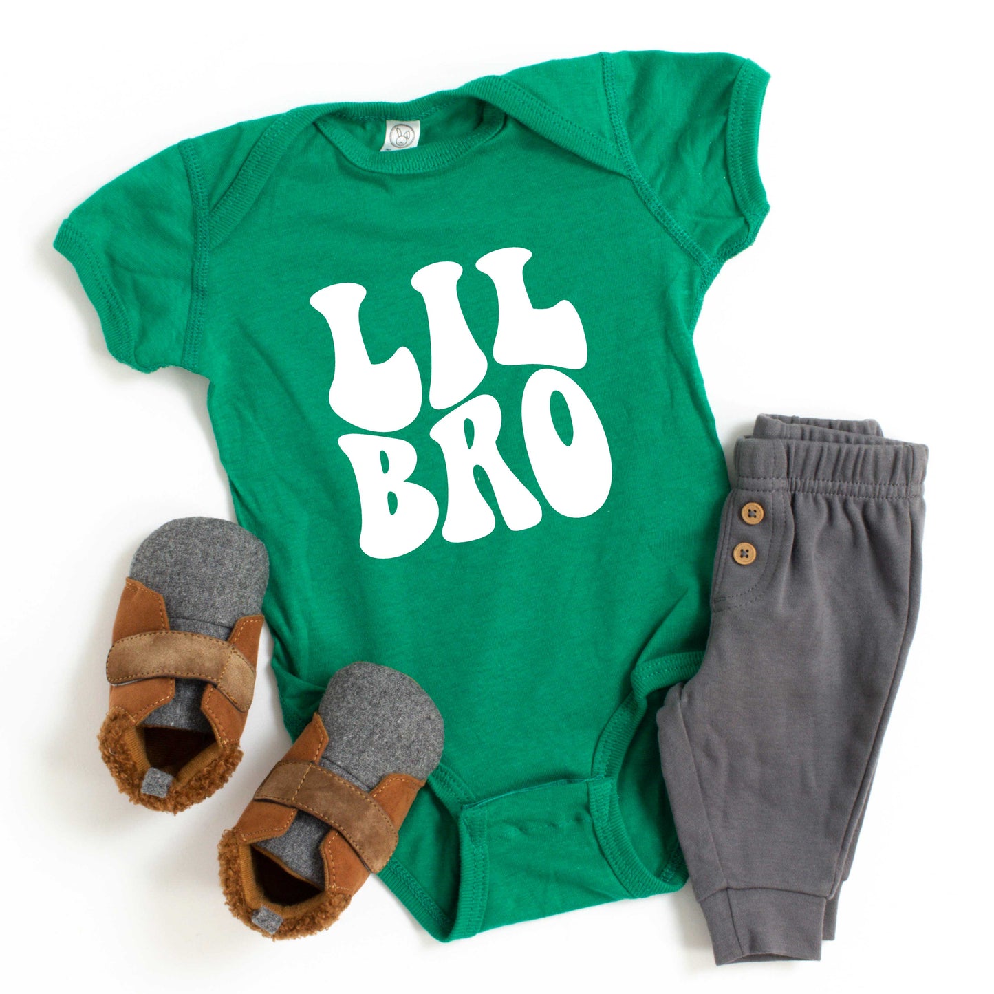 Lil Bro Wavy | Baby Graphic Short Sleeve Onesie