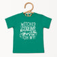 Witches Goblins Ghosts Puff Print | Toddler Graphic Short Sleeve Tee