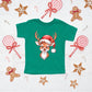 Cute Reindeer Head | Toddler Graphic Short Sleeve Tee