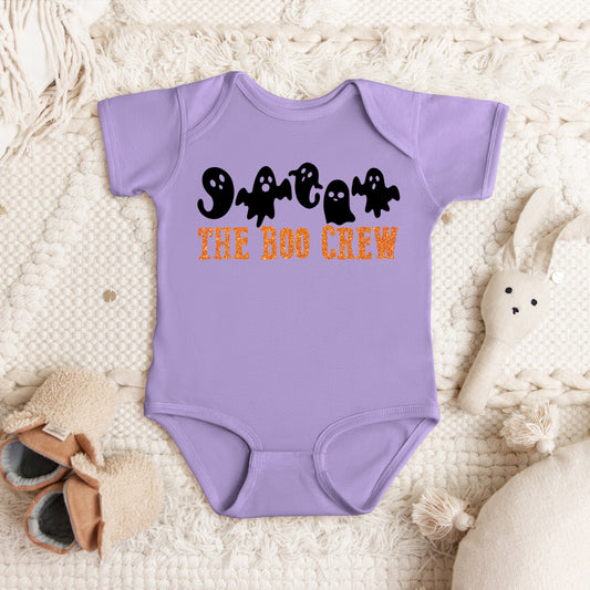 The Boo Crew Glitter | Baby Graphic Short Sleeve Onesie