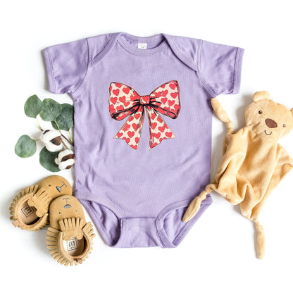 Coquette Hearts | Baby Graphic Short Sleeve Onesie