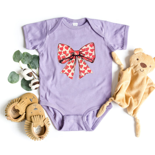 Coquette Hearts | Baby Graphic Short Sleeve Onesie