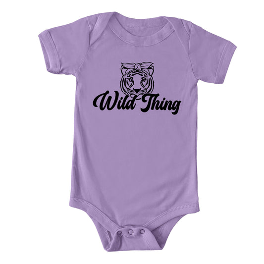 Wild Thing Tiger | Baby Graphic Short Sleeve Onesie