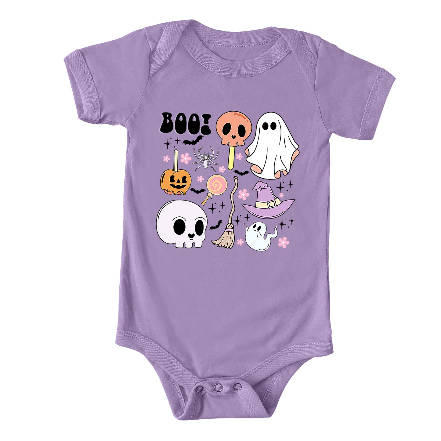 Boo Chart | Baby Graphic Short Sleeve Onesie