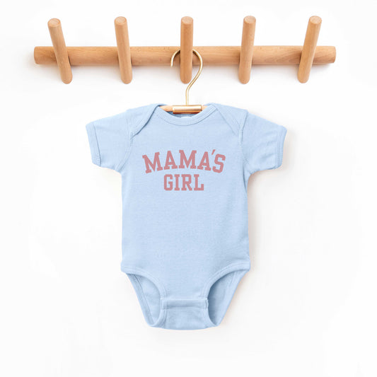 Mama's Girl Varsity | Baby Graphic Short Sleeve Onesie