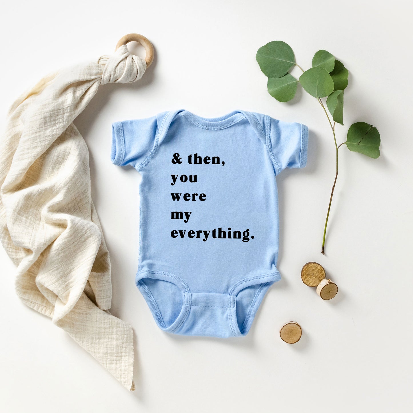 You Were My Everything | Baby Graphic Short Sleeve Onesie