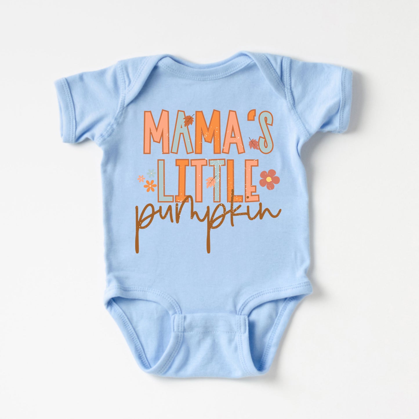 Mama's Little Pumpkin | Baby Graphic Short Sleeve Onesie