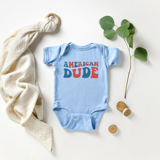 American Dude | Baby Graphic Short Sleeve Onesie