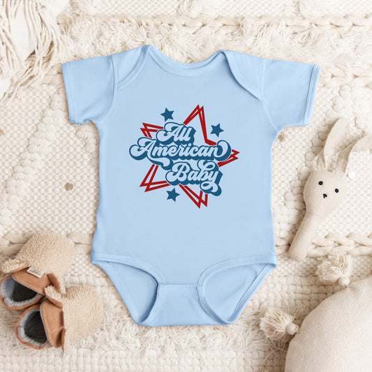 All American Baby | Baby Graphic Short Sleeve Onesie