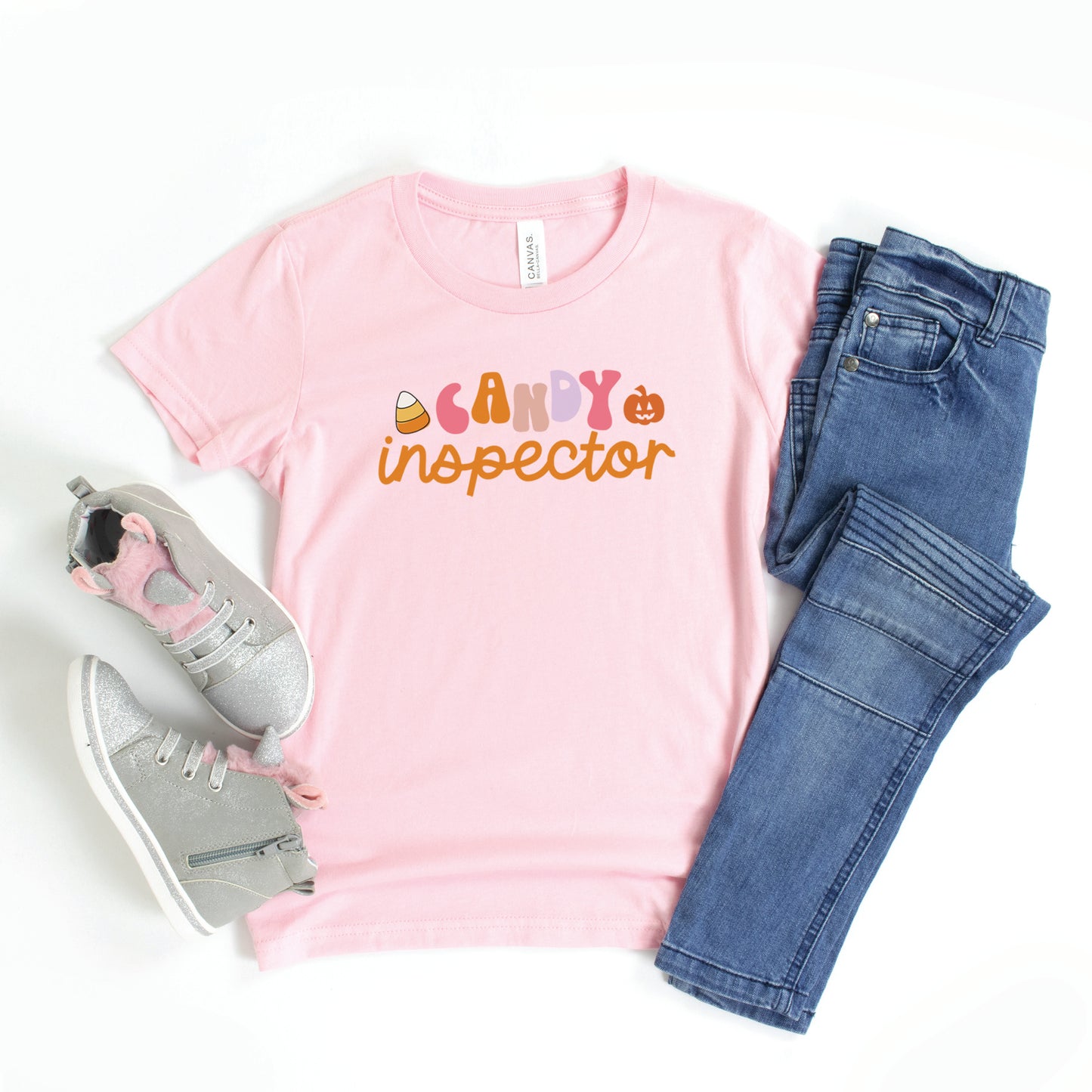 Candy Inspector Colorful | Youth Graphic Short Sleeve Tee