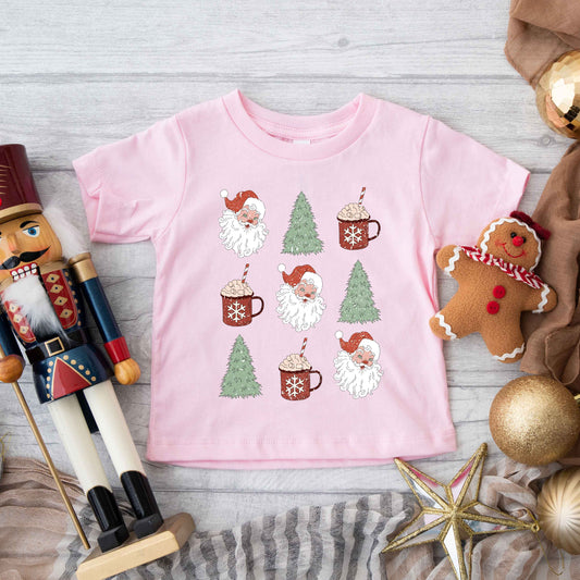 Tree And Mug Collage | Toddler Graphic Short Sleeve Tee