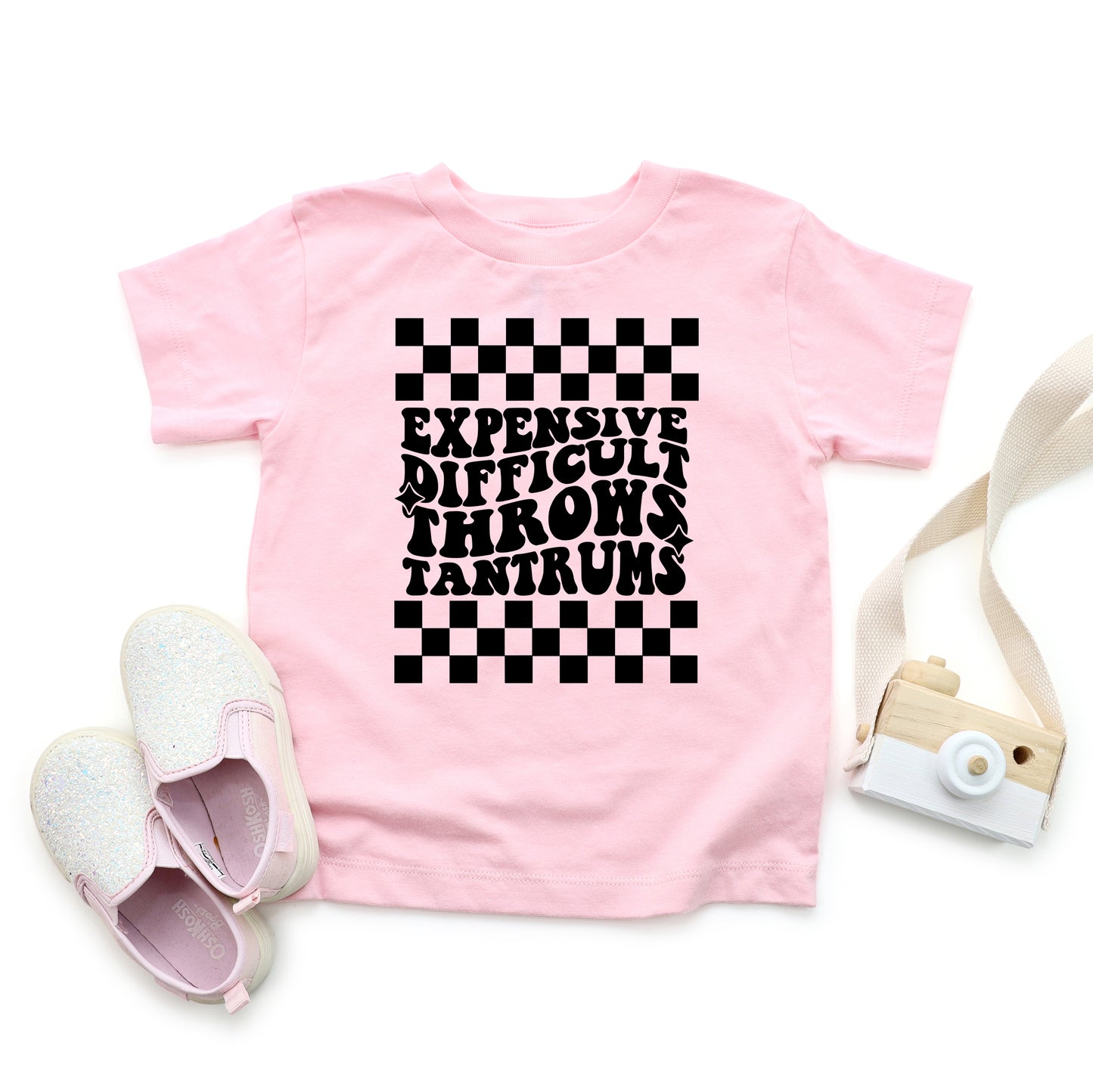 Expensive Difficult Tantrums | Toddler Short Sleeve Crew Neck