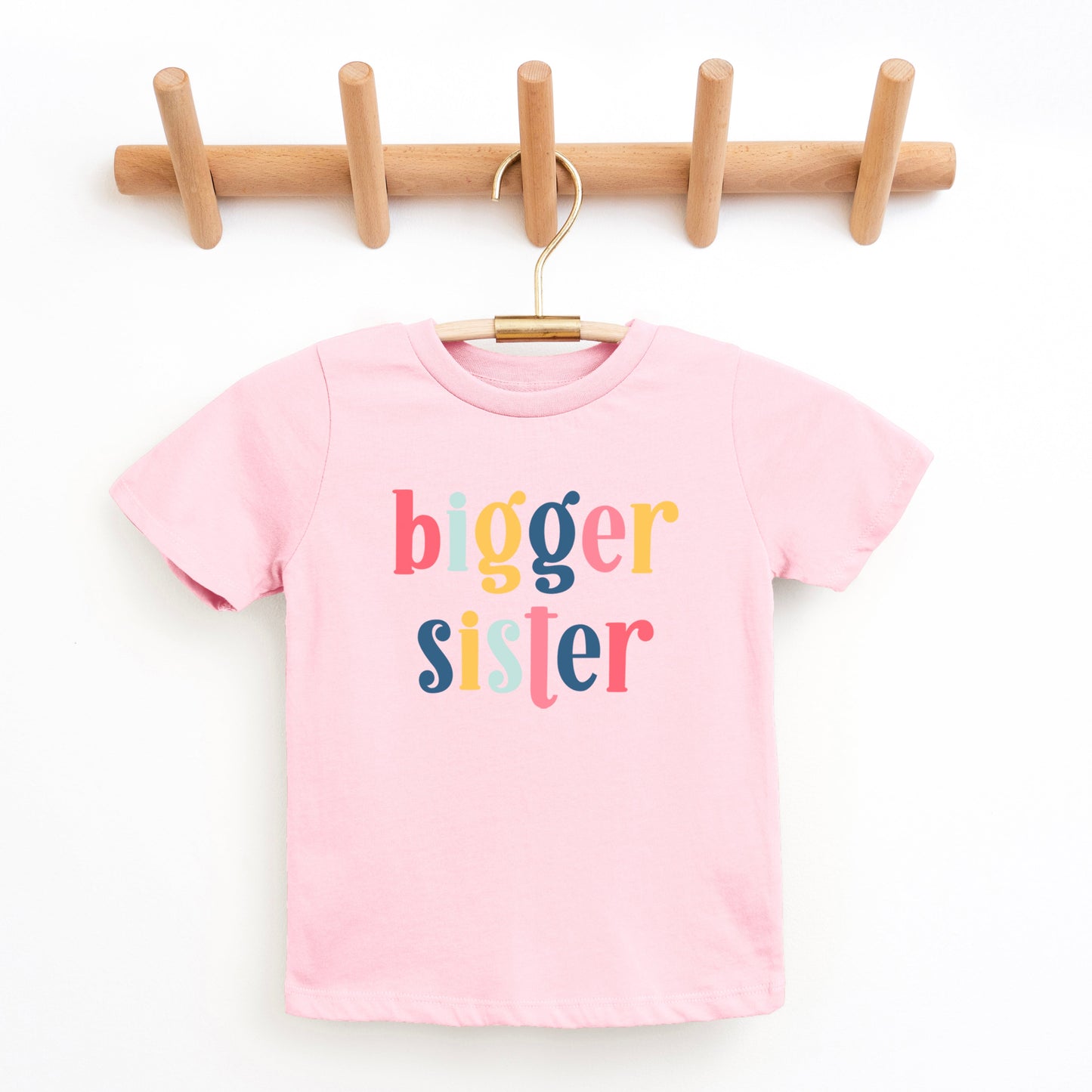 Bigger Sister Colorful | Youth Graphic Short Sleeve Tee