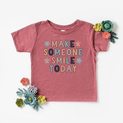 Make Someone Smile Today | Toddler Graphic Short Sleeve Tee