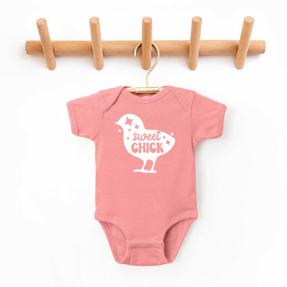 Sweet Chick Chick | Baby Graphic Short Sleeve Onesie
