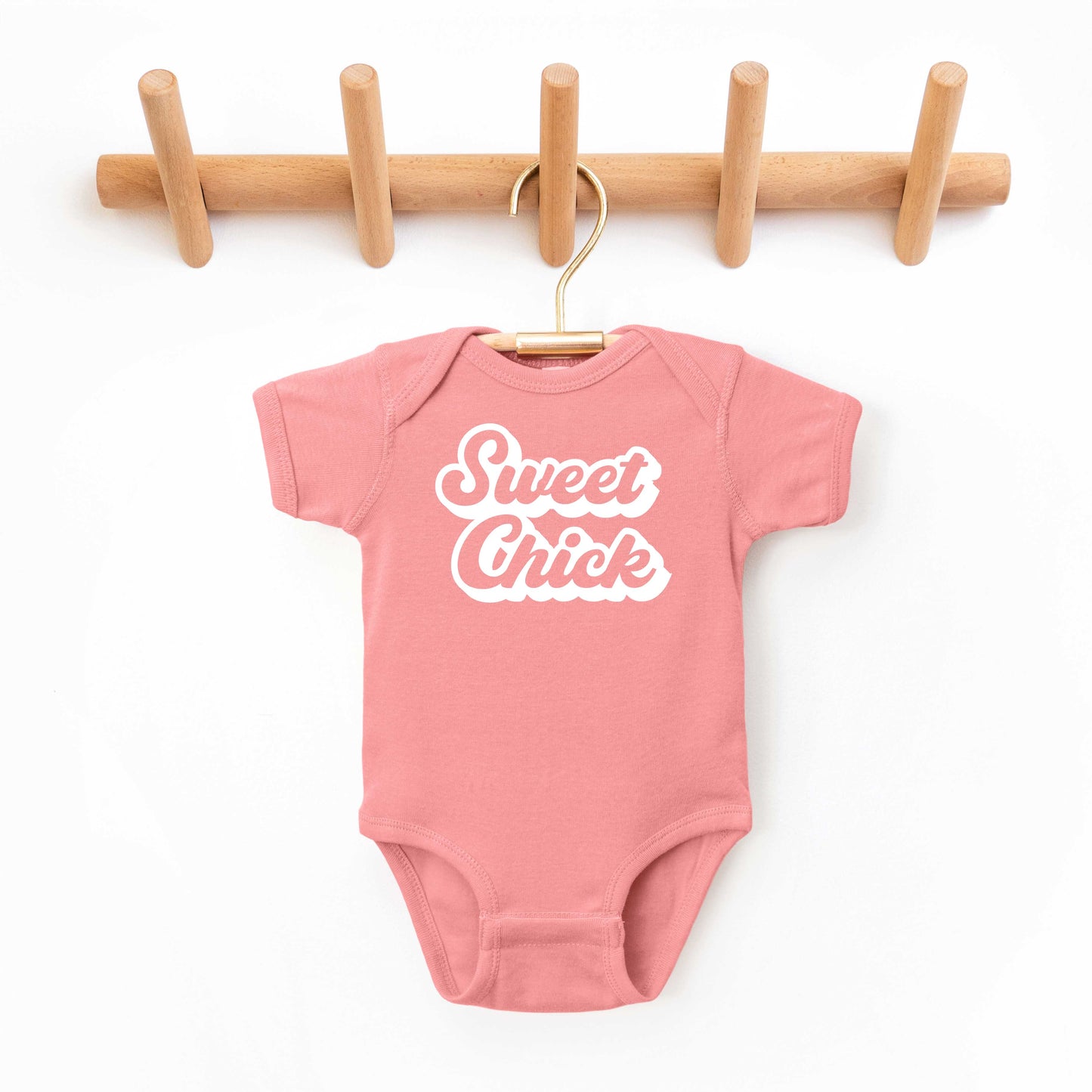 Sweet Chick | Baby Graphic Short Sleeve Onesie