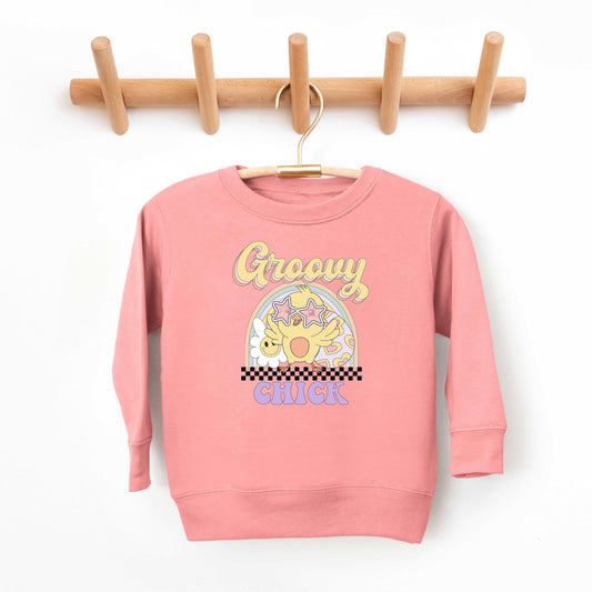 Groovy Easter Chick | Toddler Sweatshirt