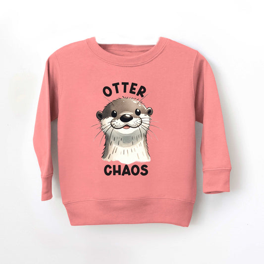 Otter Chaos | Toddler Graphic Sweatshirt