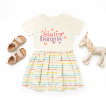 Sister Bunny | Toddler Graphic Dress