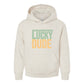 Block Checkered Lucky Dude | Youth Graphic Hoodie