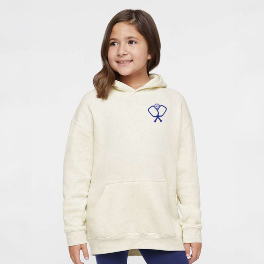 Pickleball Front And Back | Youth Graphic Hoodie